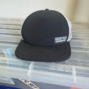 Patagonia Black and White Mesh Cap